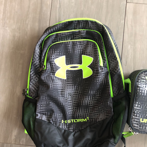 under armour bookbag and lunch box